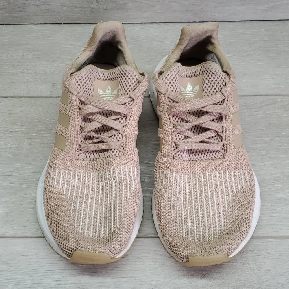 Adidas Womens Ash Pearl Athletic Running Sneakers shoes sz 7